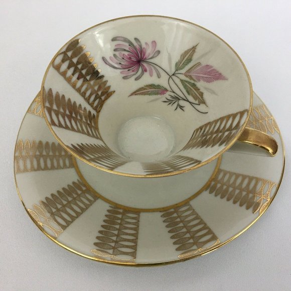 Winterling Tea Cup Saucer Plate Lunch Set 3 PC Set Bavaria Gold Trio Germany - Picture 2 of 12